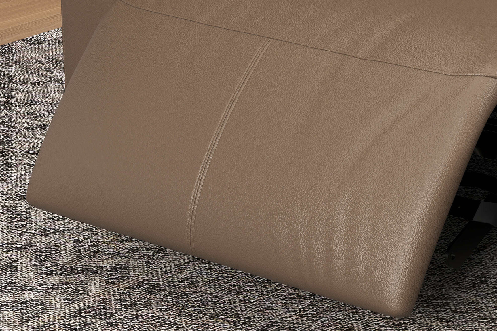 Carmen Leather Dual Recliner Lounge with Console