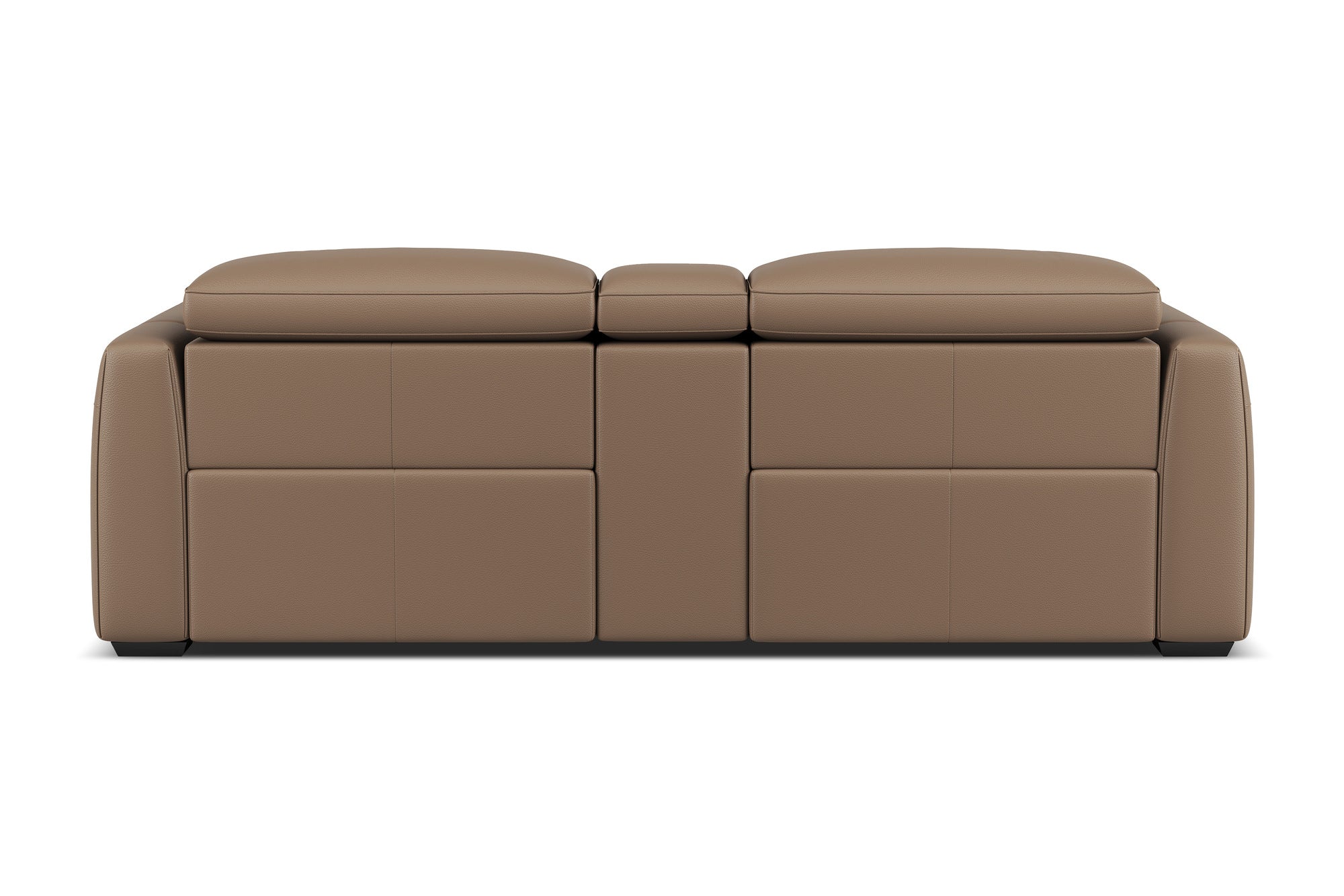 Carmen Leather Dual Recliner Lounge with Console