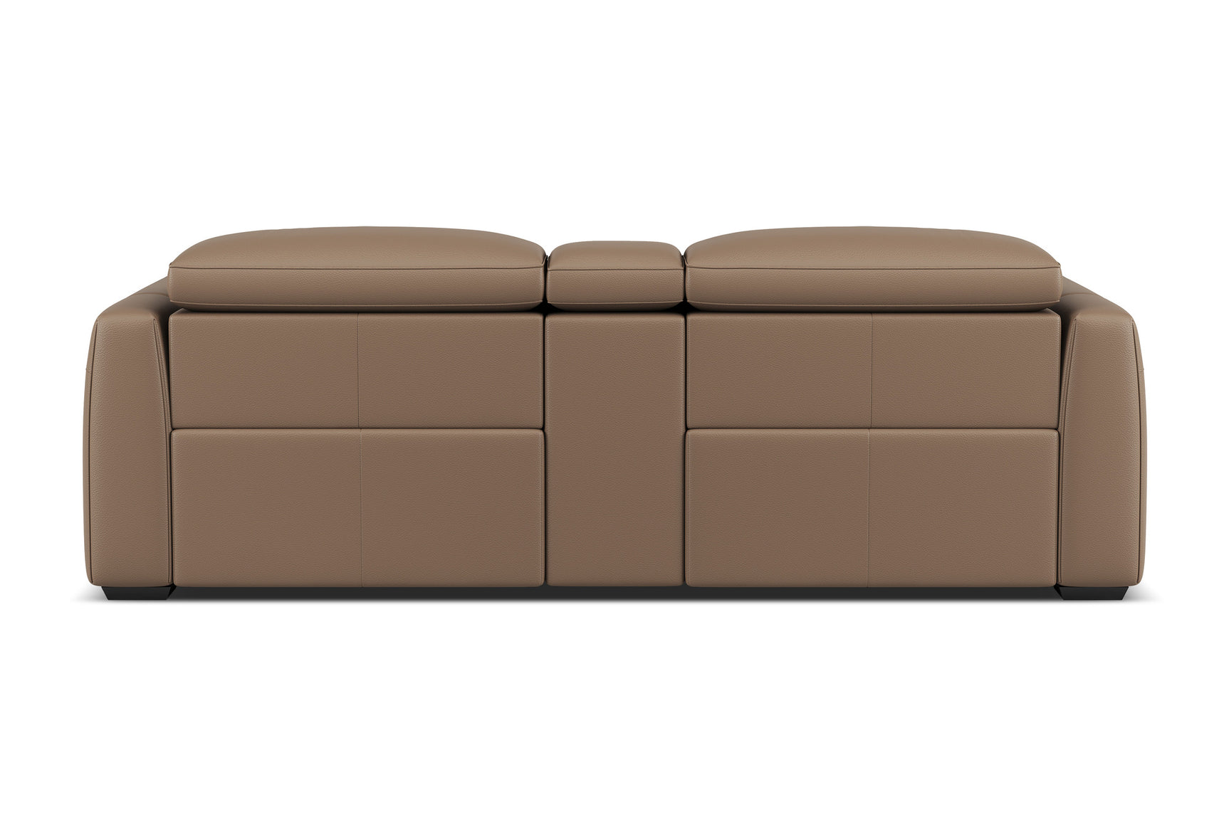 Carmen Leather Dual Recliner Lounge with Console