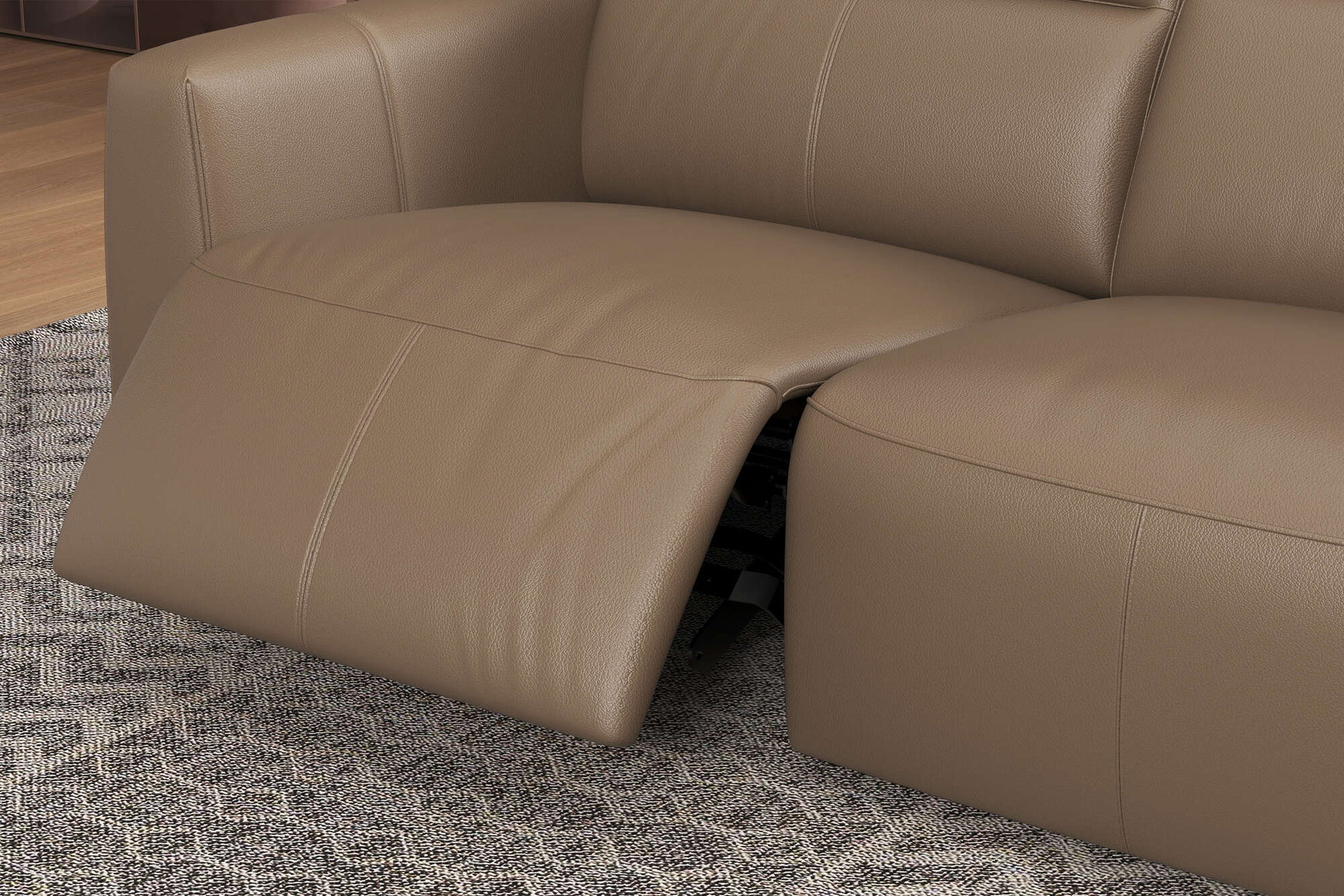 Carmen Leather Dual Recliner Lounge