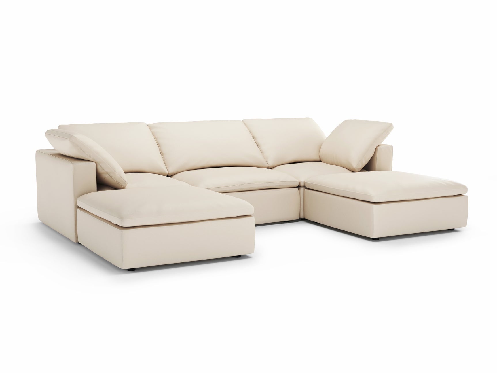 Claire Leather Modular Lounge