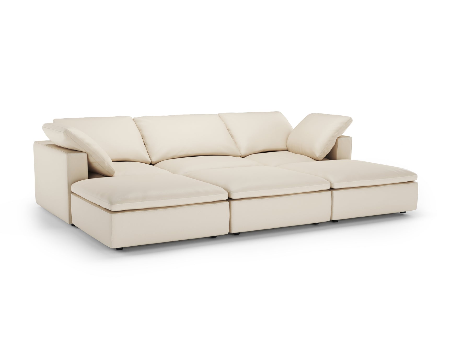 Claire Leather Modular Lounge
