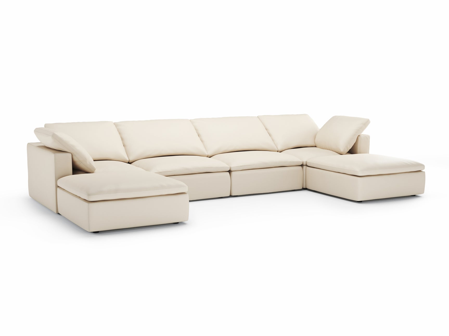 Claire Leather Modular Lounge