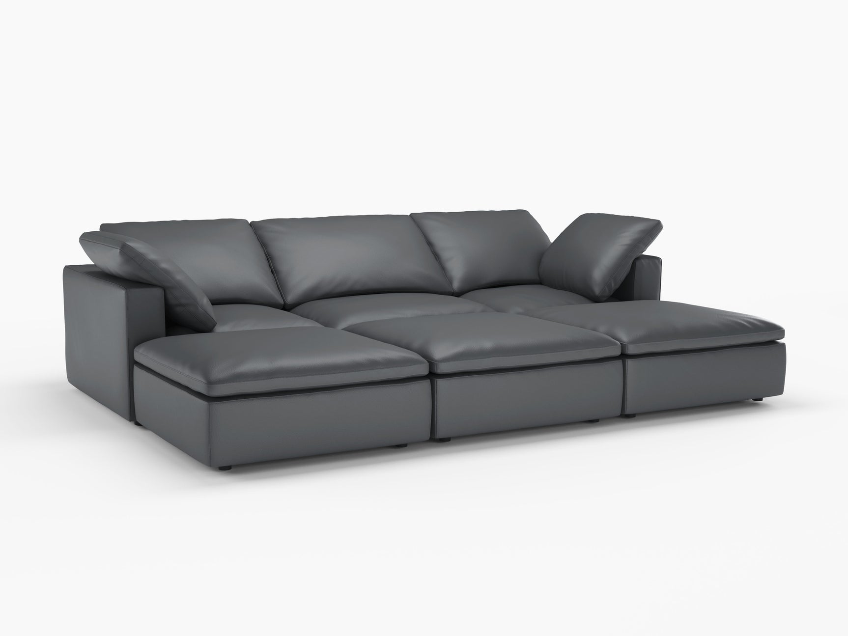 Claire Leather Modular Lounge