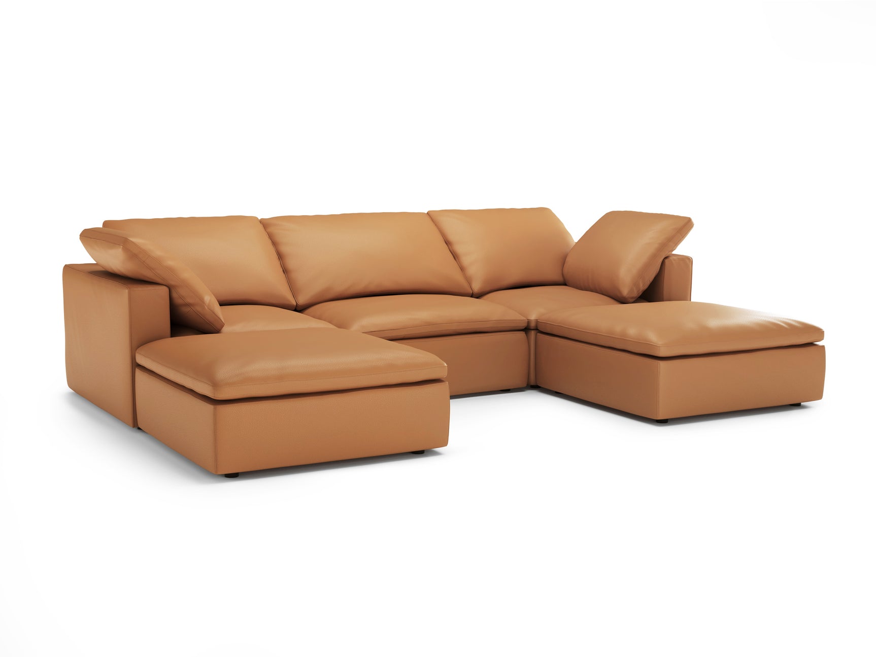 Claire Leather Modular Lounge