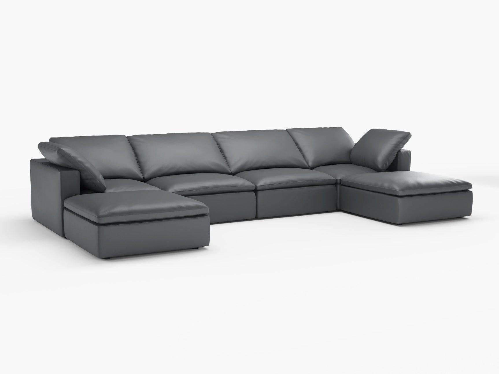 Claire Leather Modular Lounge