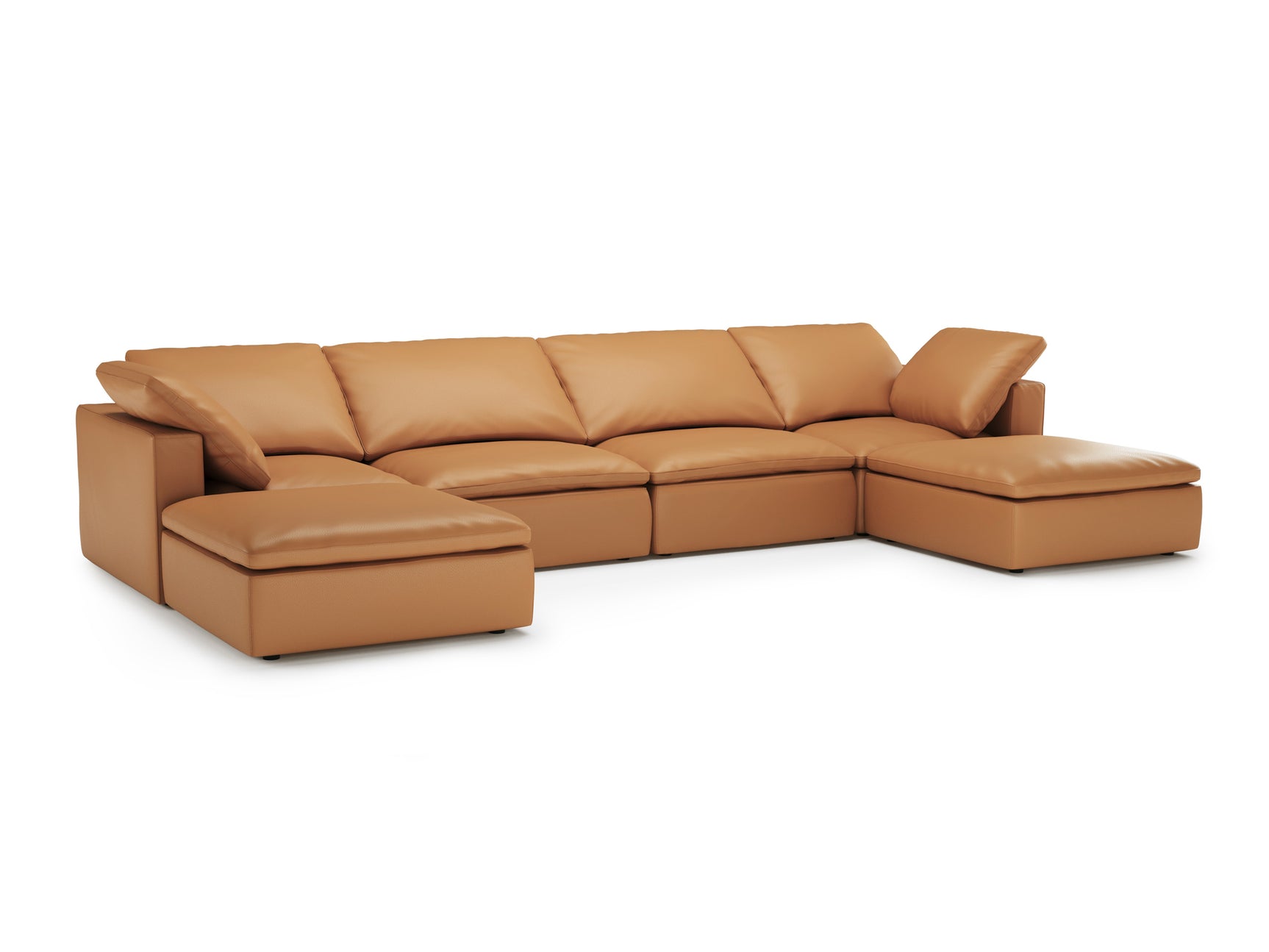 Claire Leather Modular Lounge