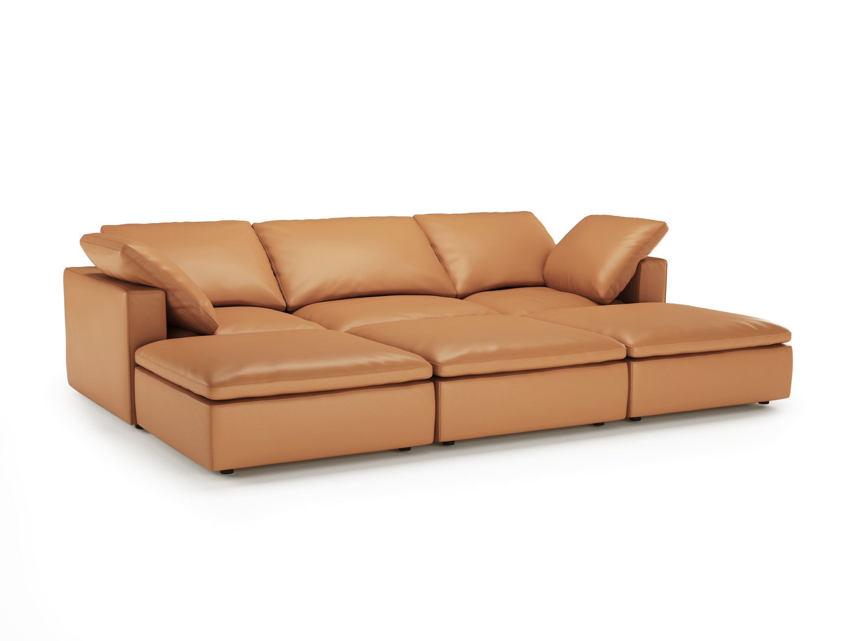 Claire Leather Modular Lounge