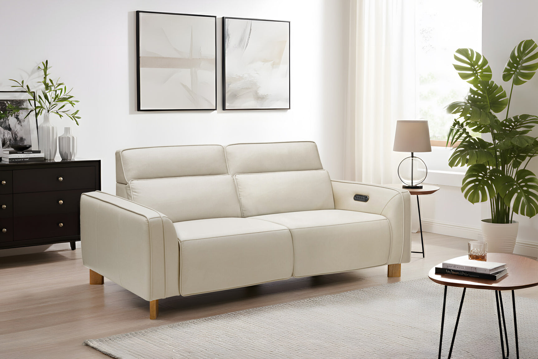 Lesley Leather Recliner Lounge