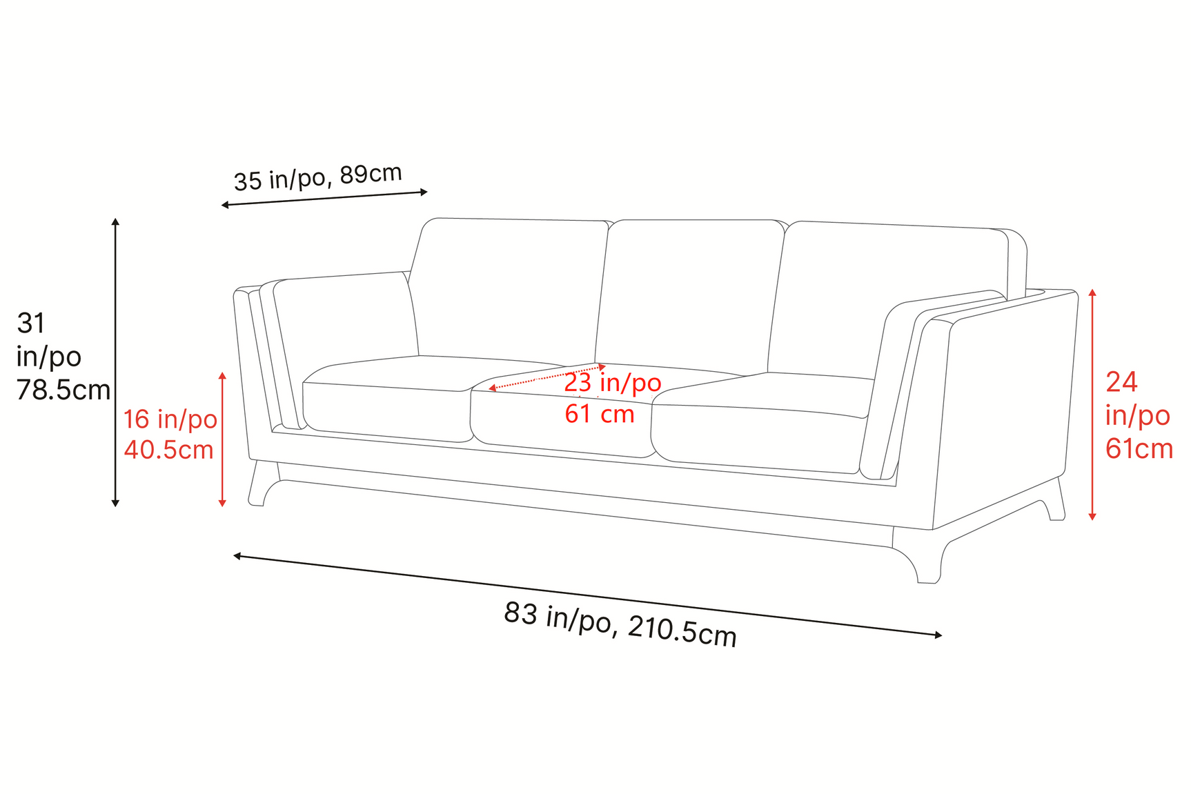 Sintra Fabric Lounge