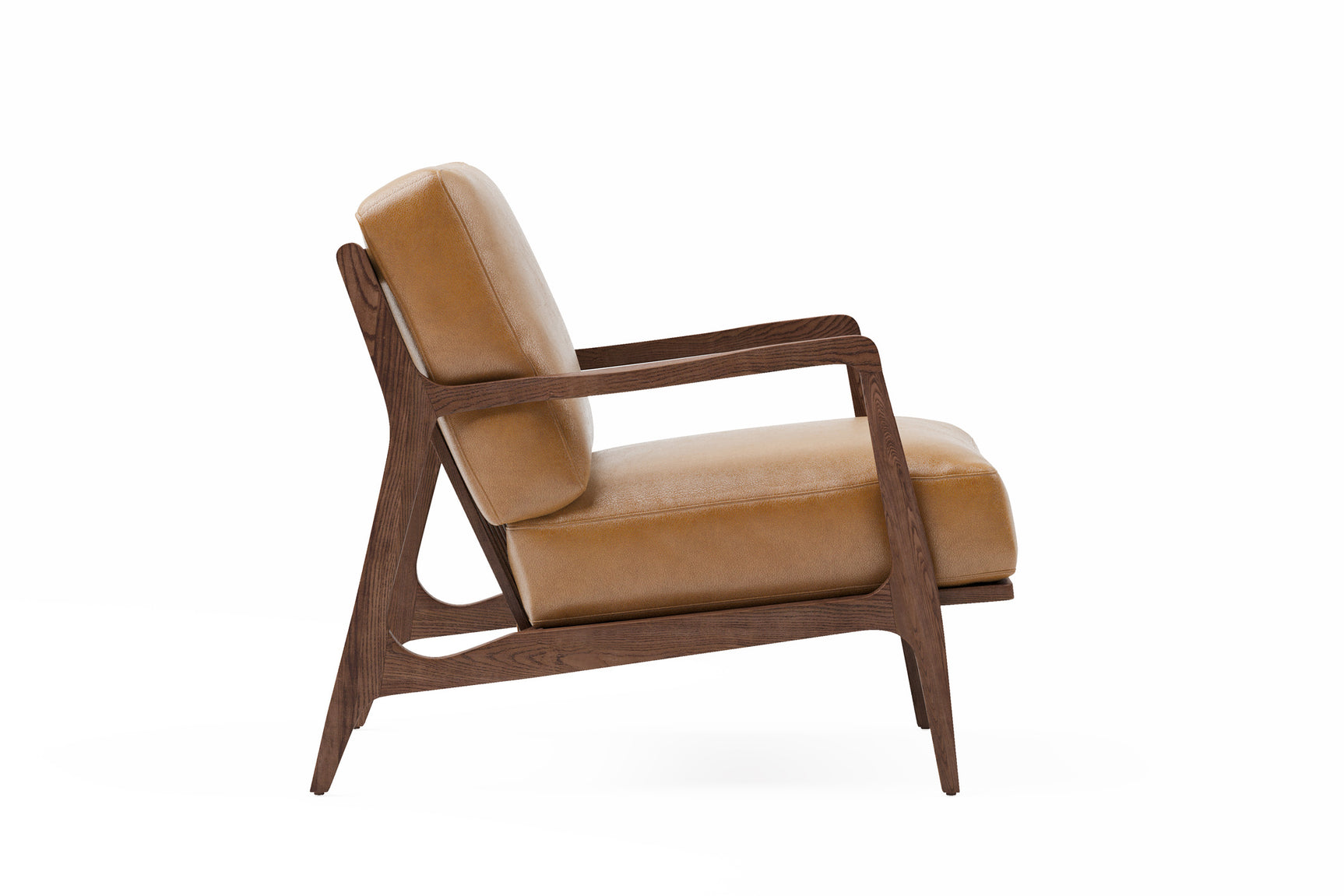 Ella Leather Accent Chair