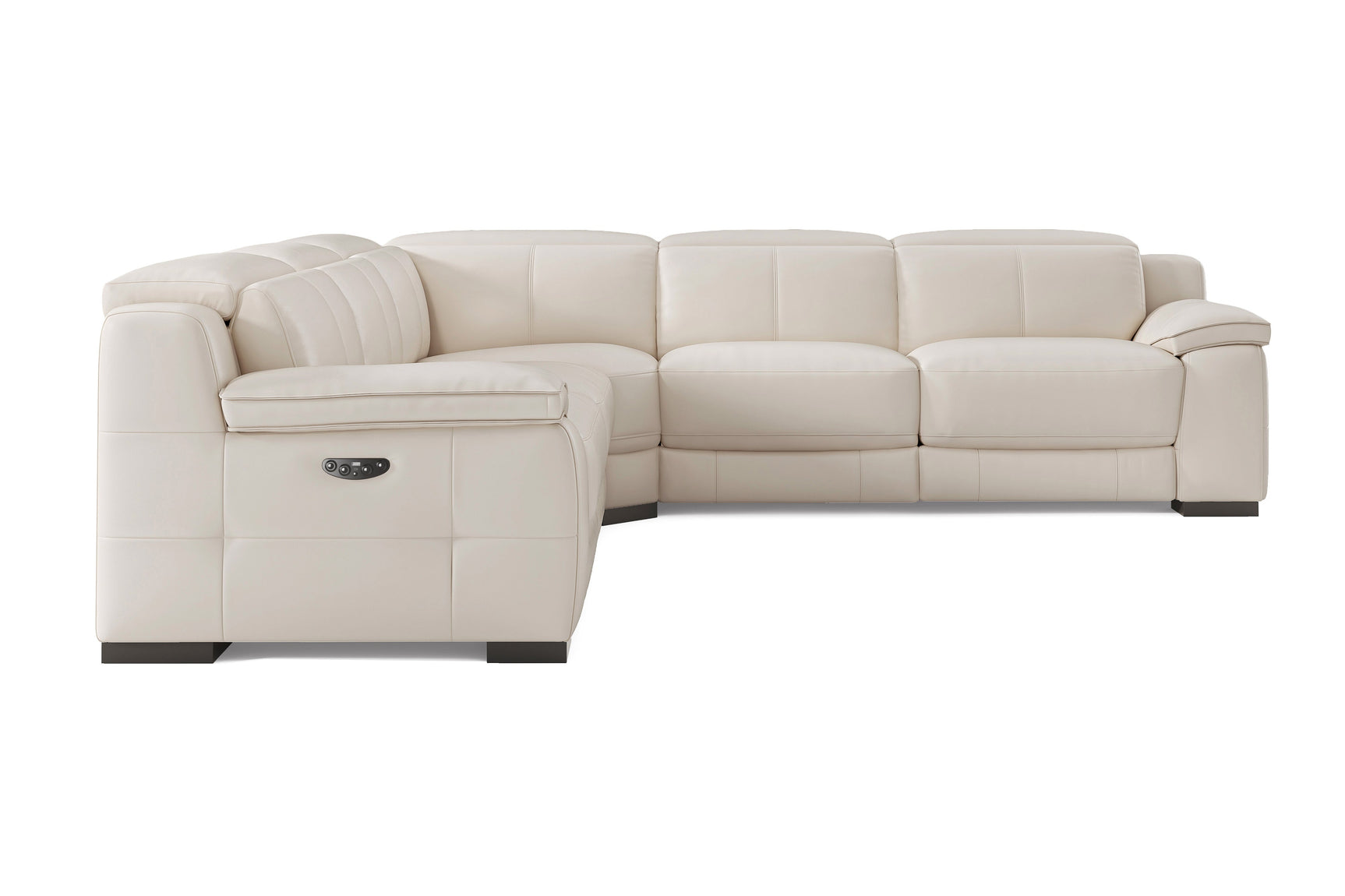 Ellie Leather Corner Sectional Lounge