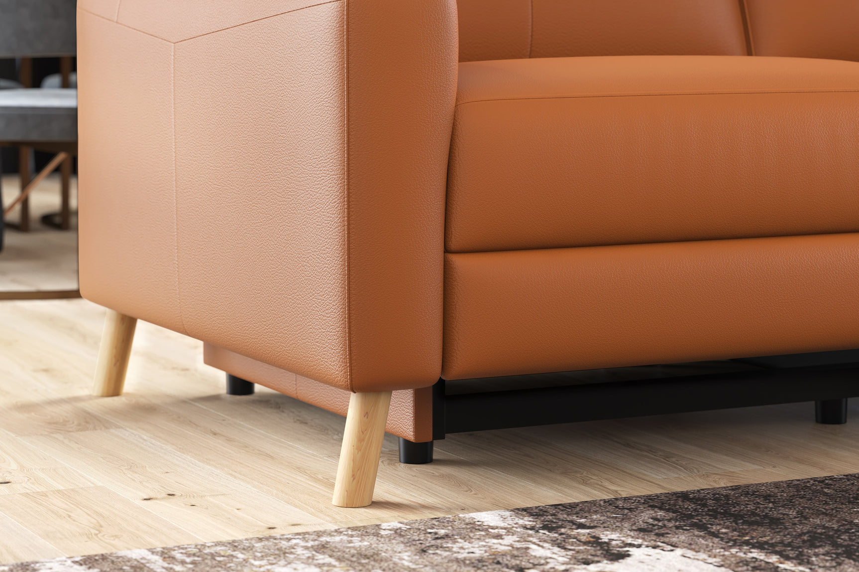 Elodie Leather Accent Chair