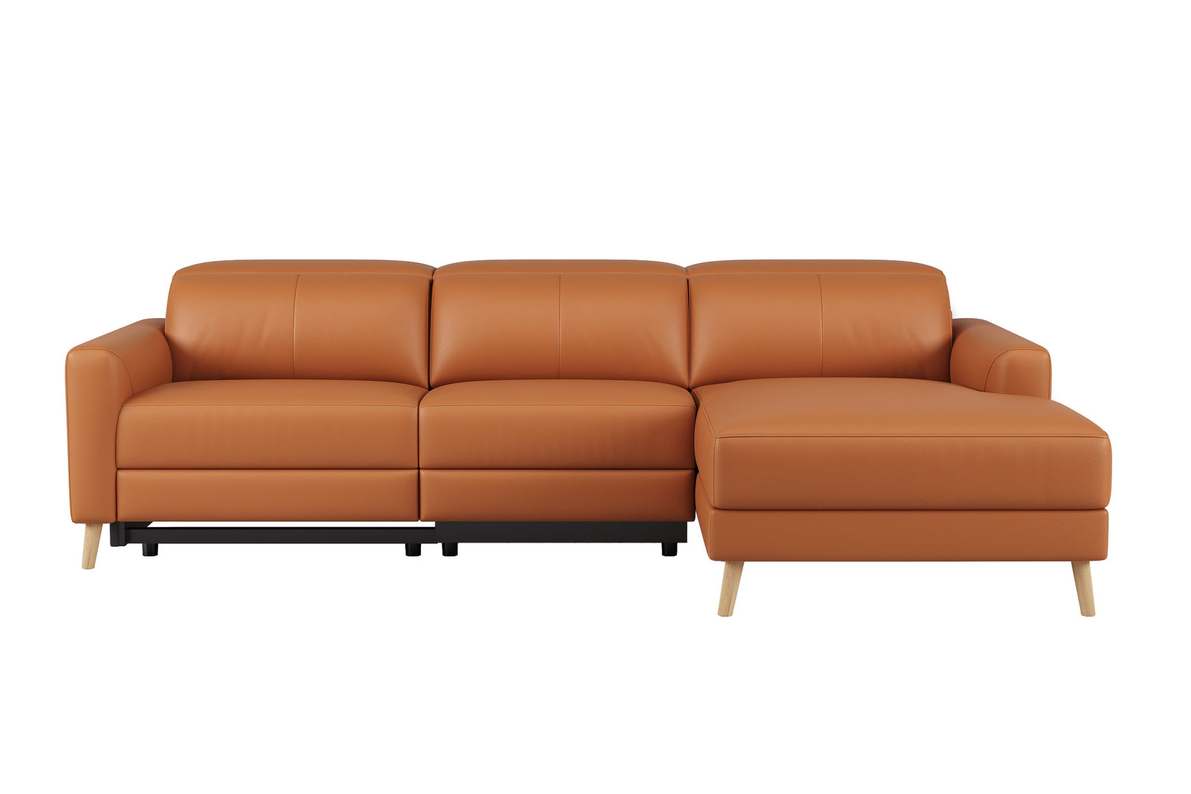 Elodie Leather Recliner Sectional Lounge
