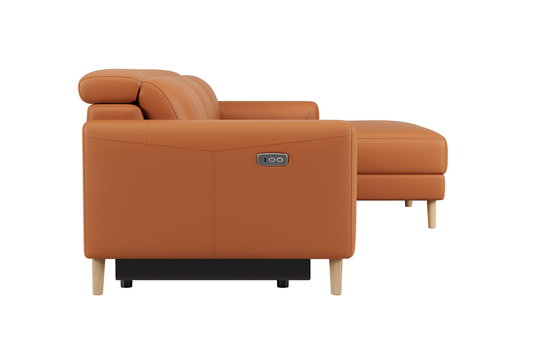 Elodie Leather Recliner Sectional Lounge