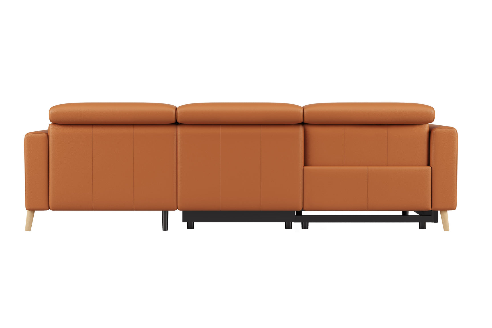 Elodie Leather Recliner Sectional Lounge