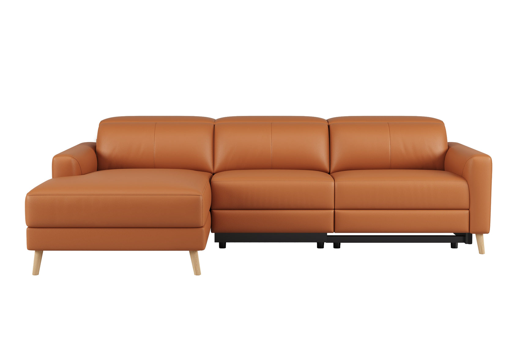 Elodie Leather Recliner Sectional Lounge
