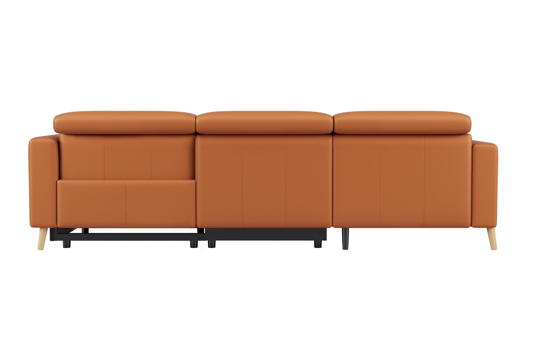 Elodie Leather Recliner Sectional Lounge