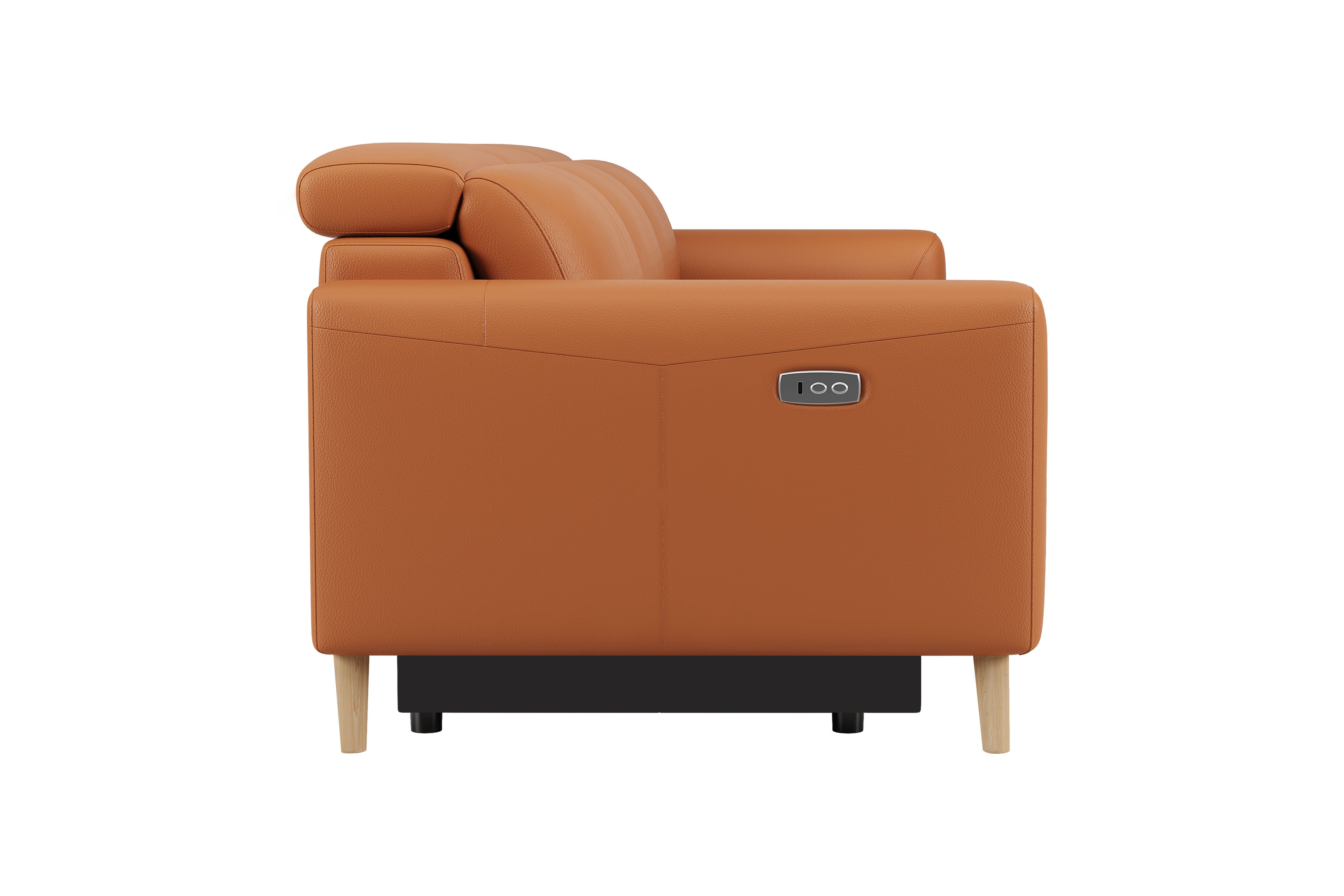 Elodie Leather Dual Recliner Lounge