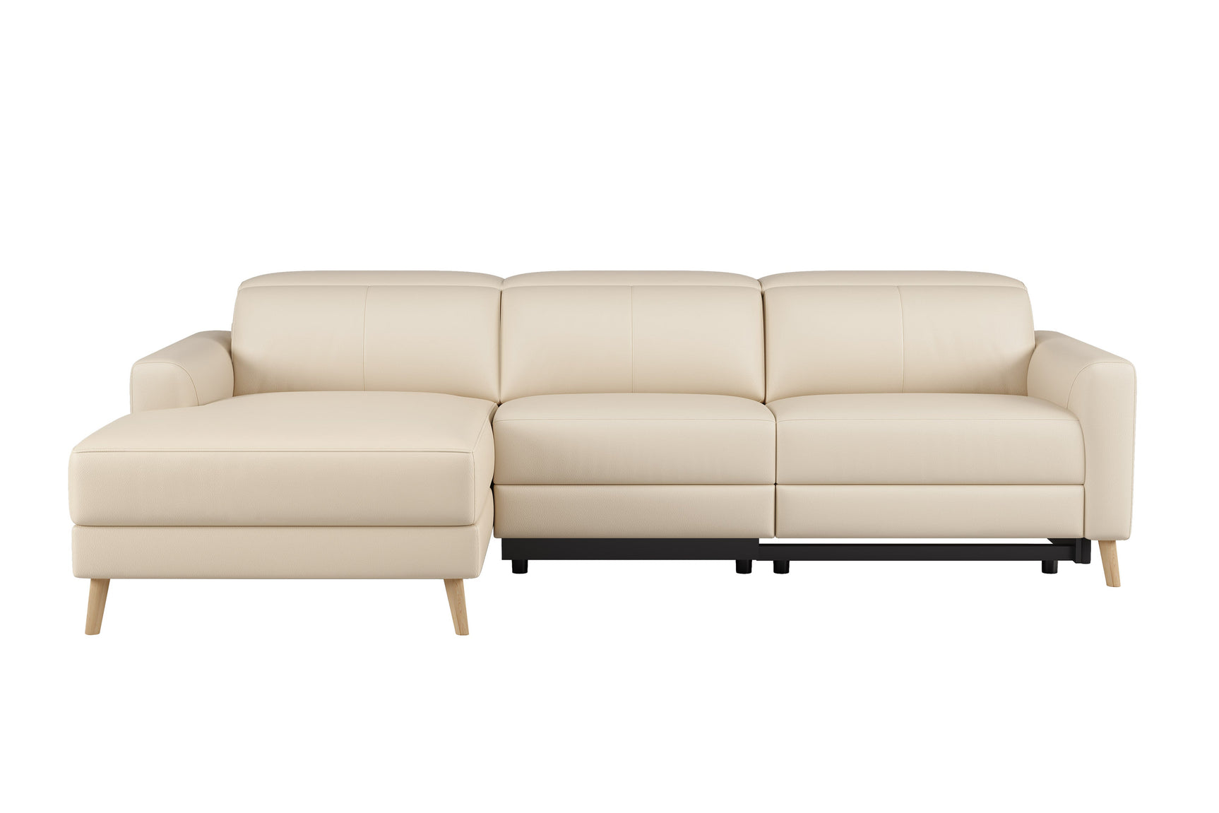 Elodie Leather Recliner Sectional Lounge