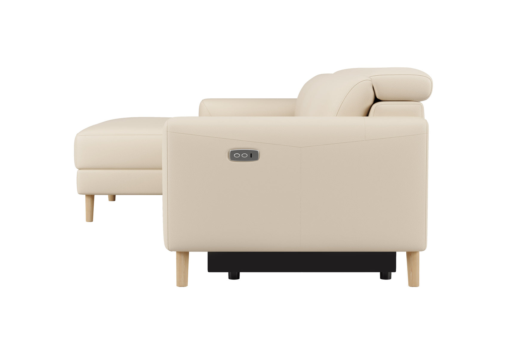 Elodie Leather Recliner Sectional Lounge