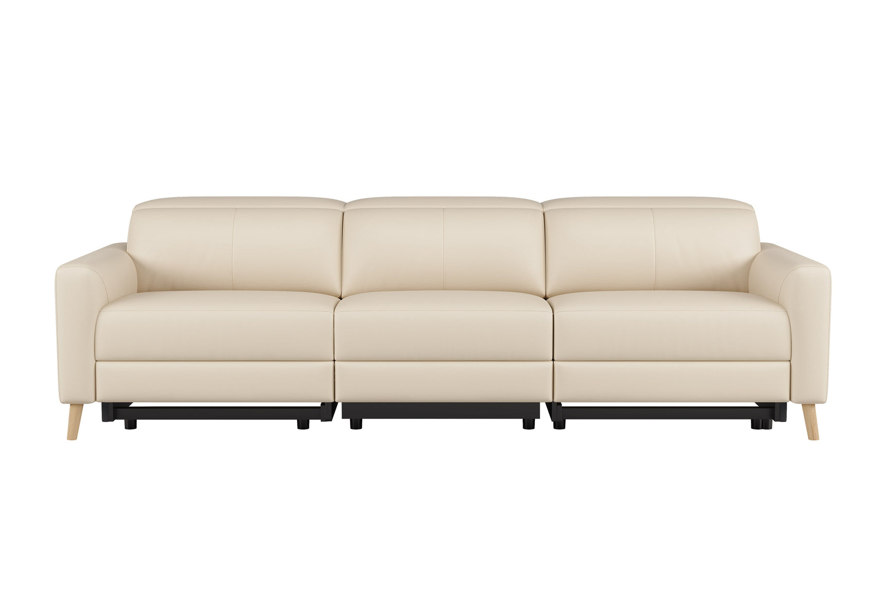 Elodie Leather Dual Recliner Lounge