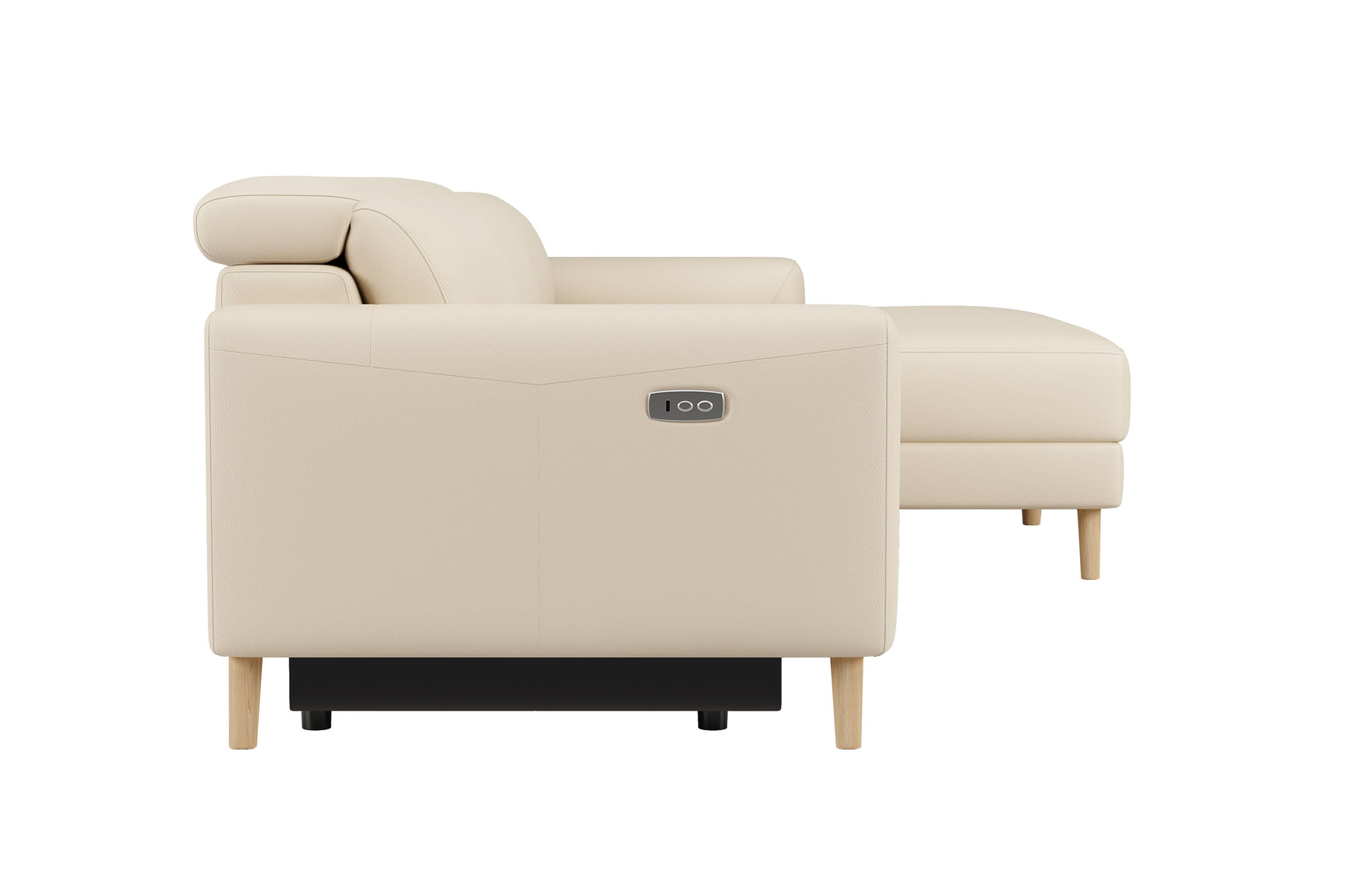 Elodie Leather Recliner Sectional Lounge