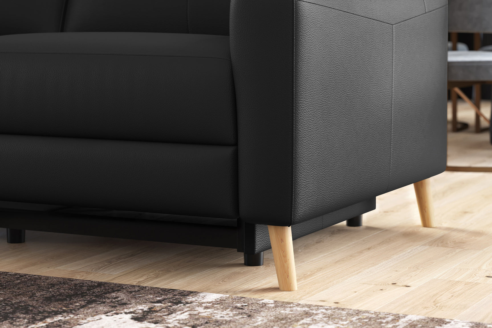 Elodie Leather Recliner Sectional Lounge