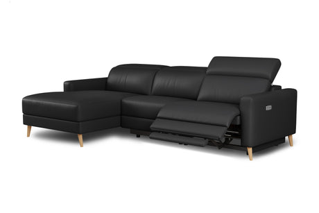 Elodie Leather Recliner Sectional Lounge