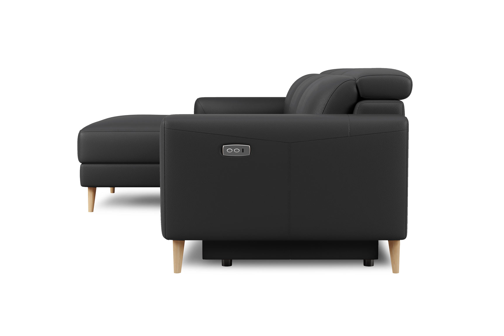 Elodie Leather Recliner Sectional Lounge