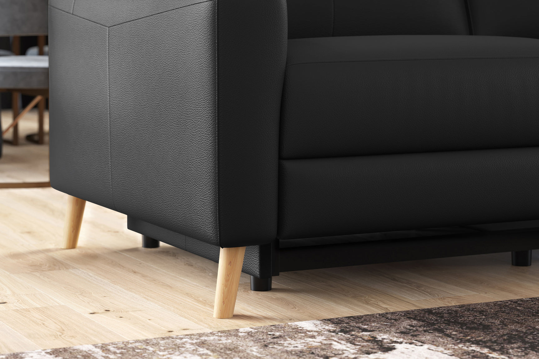 Elodie Leather Recliner Sectional Lounge