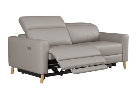 Elodie Leather Dual Recliner Lounge