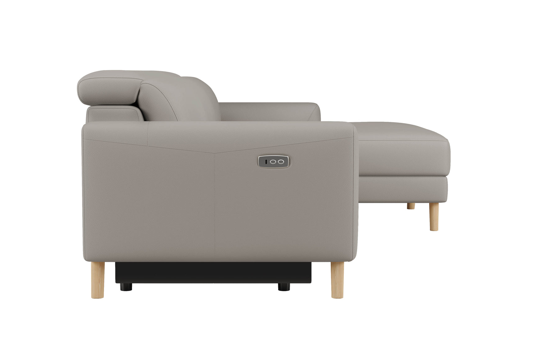 Elodie Leather Recliner Sectional Lounge