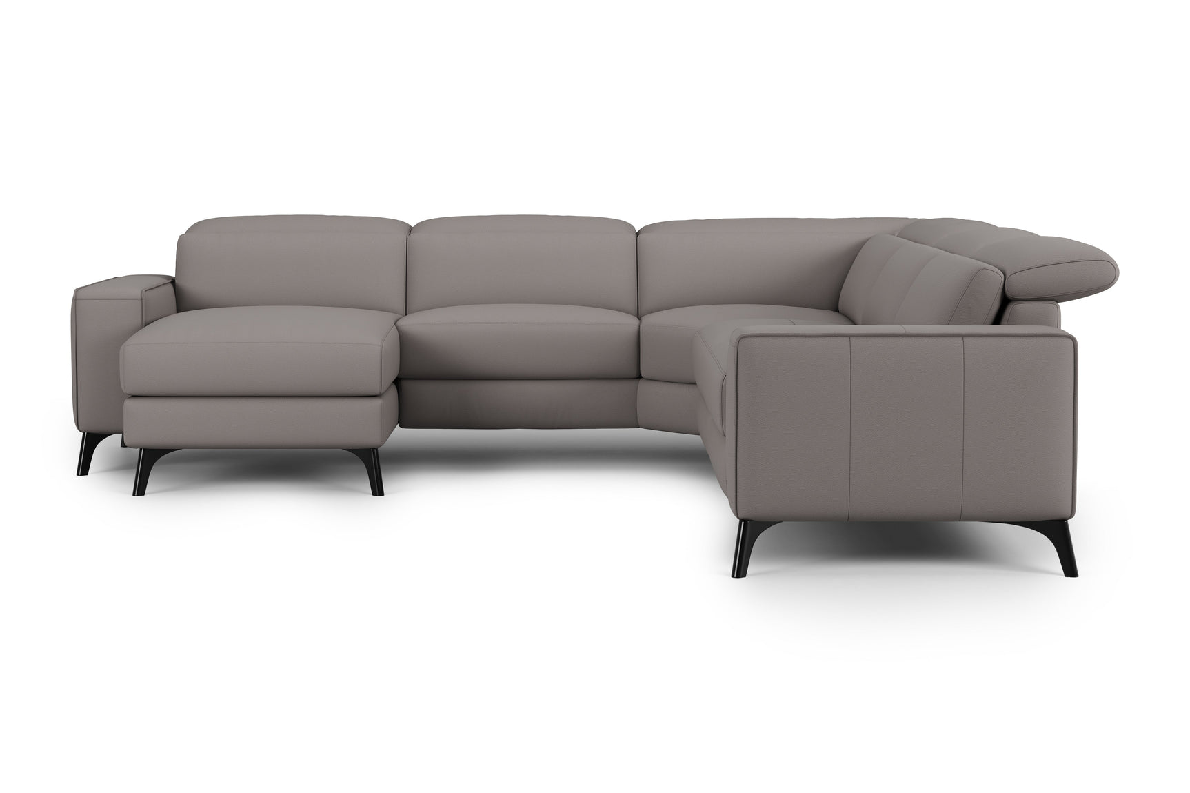 Esther Leather Corner Recliner Sectional Lounge