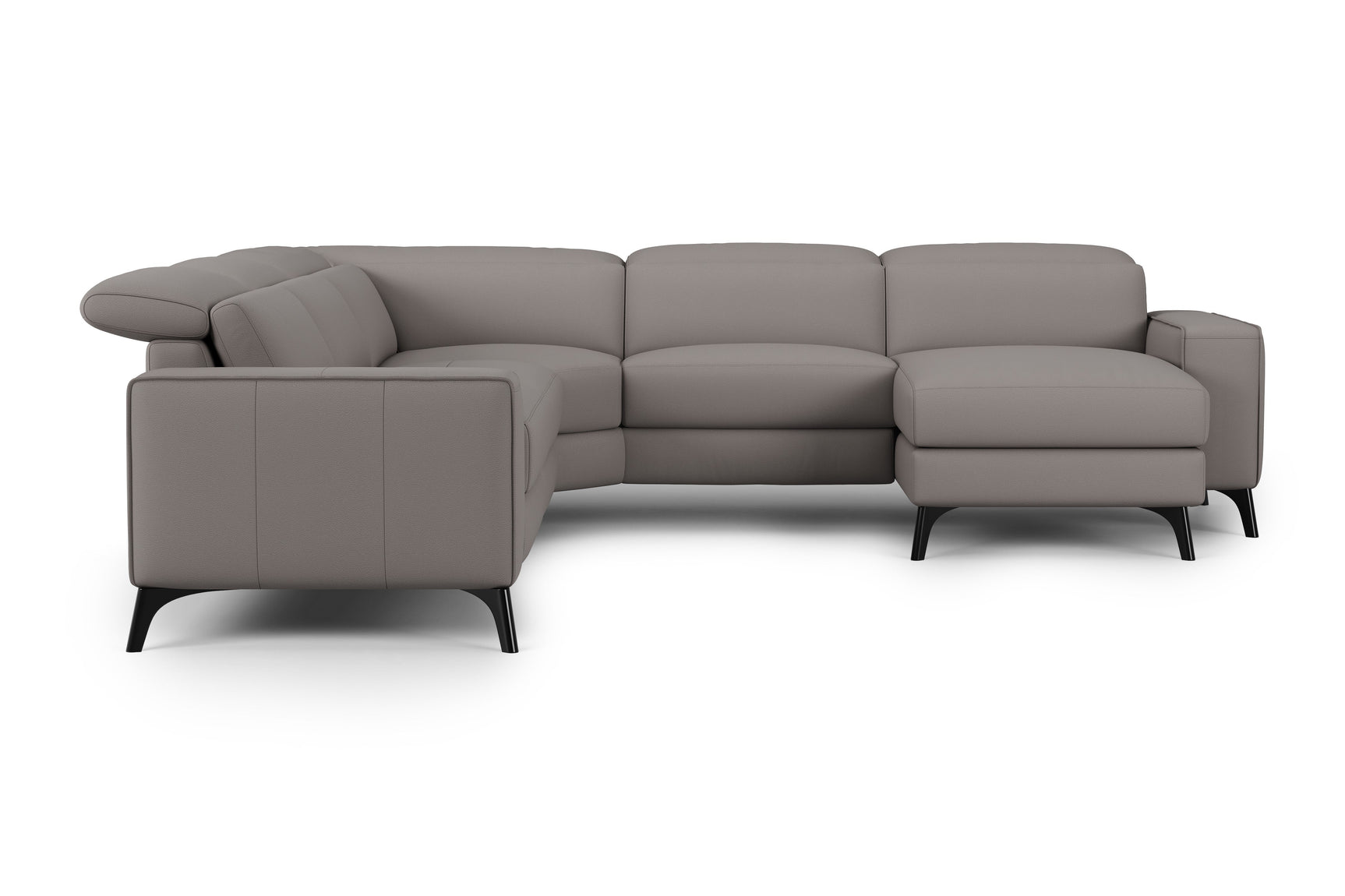 Esther Leather Corner Recliner Sectional Lounge
