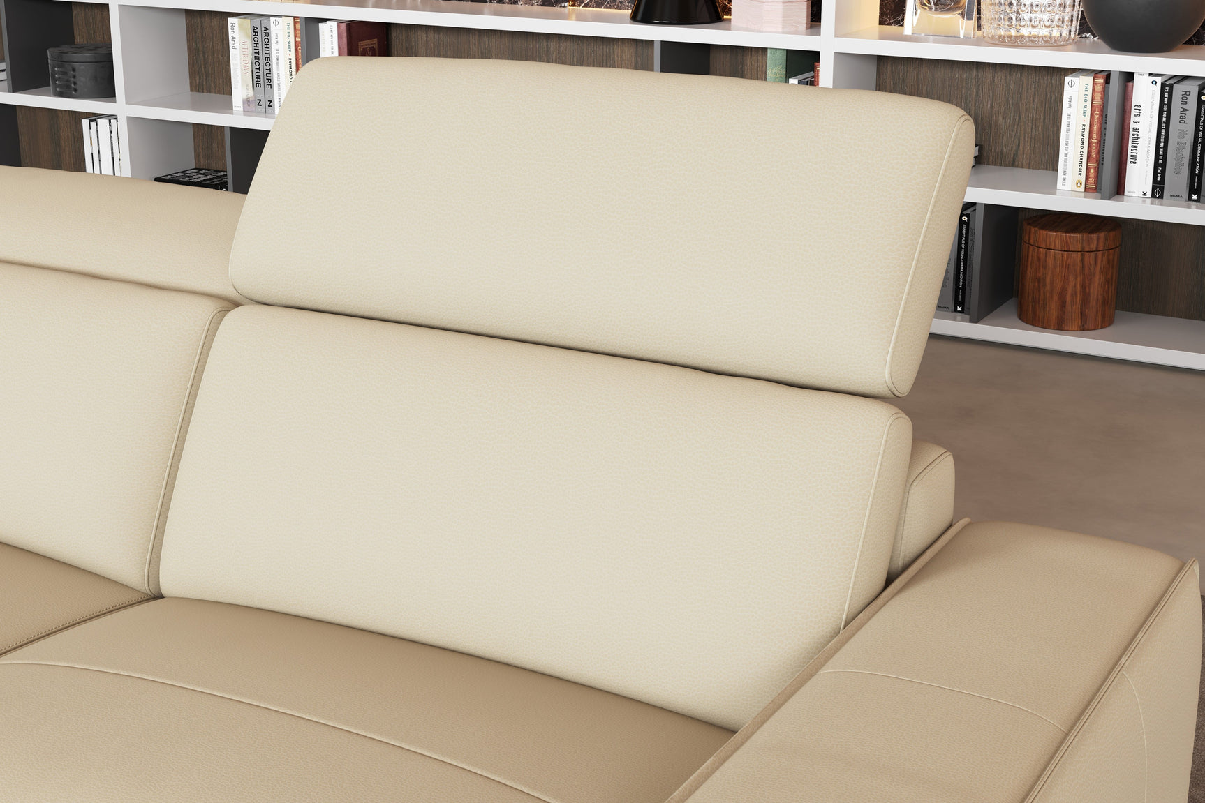 Esther Leather Corner Recliner Sectional Lounge