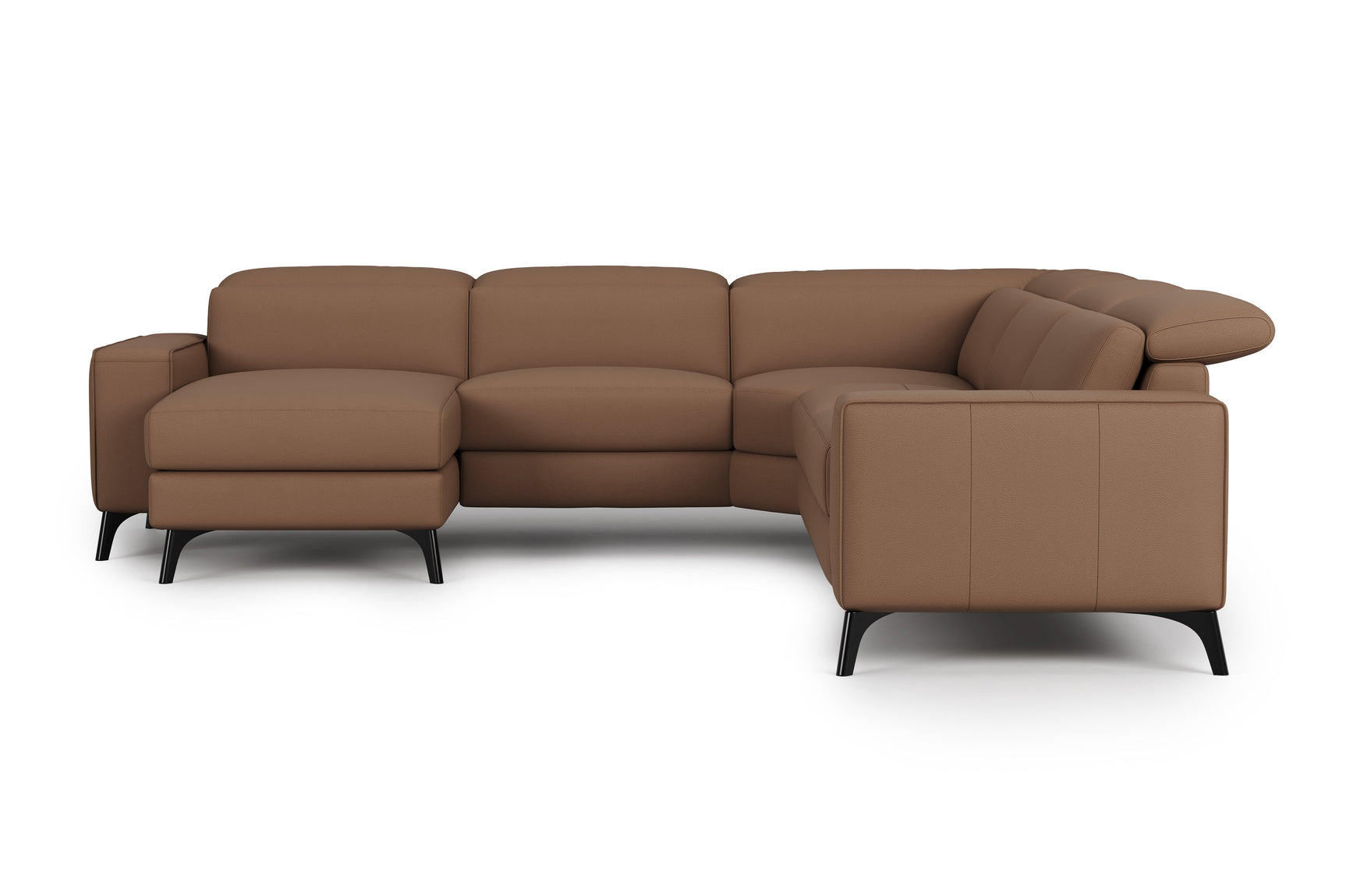 Esther Leather Corner Recliner Sectional Lounge