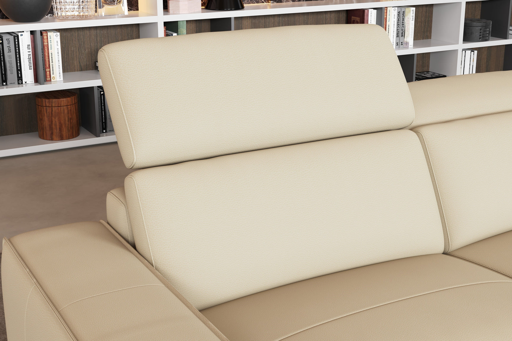 Esther Leather Corner Recliner Sectional Lounge