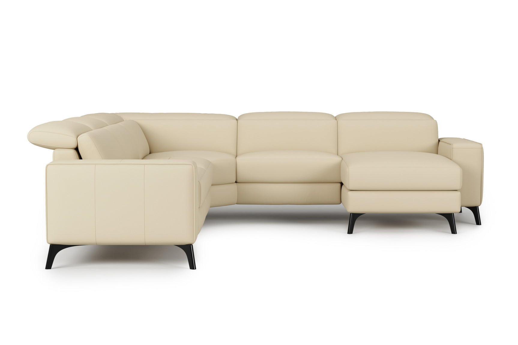 Esther Leather Corner Recliner Sectional Lounge