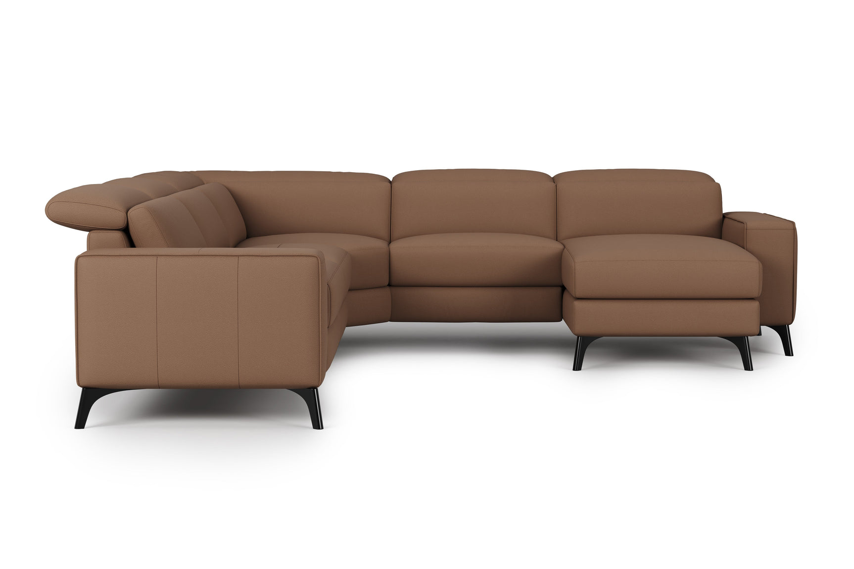 Esther Leather Corner Recliner Sectional Lounge