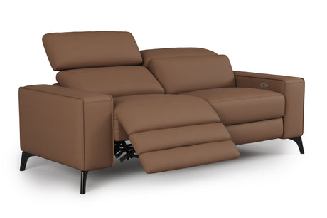 Esther Leather Dual Recliner Lounge
