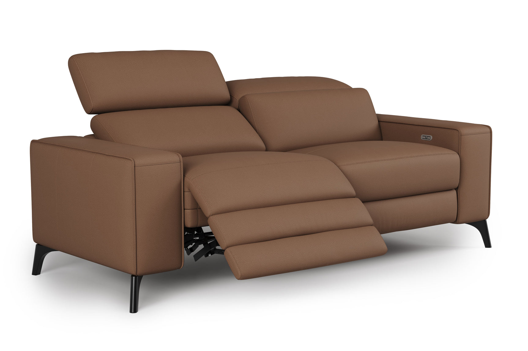 Esther Leather Dual Recliner Lounge