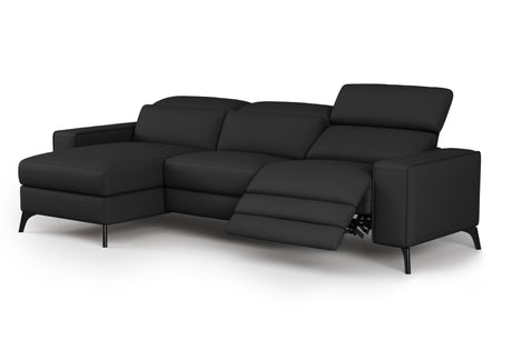 Esther Leather Recliner Sectional Lounge