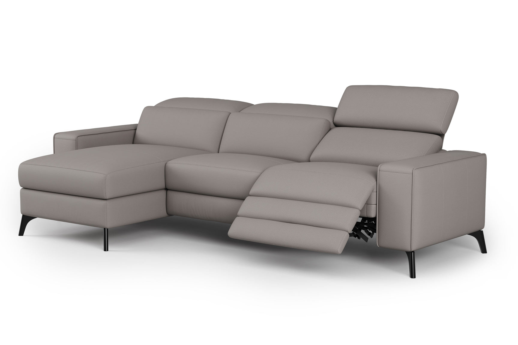 Esther Leather Recliner Sectional Lounge