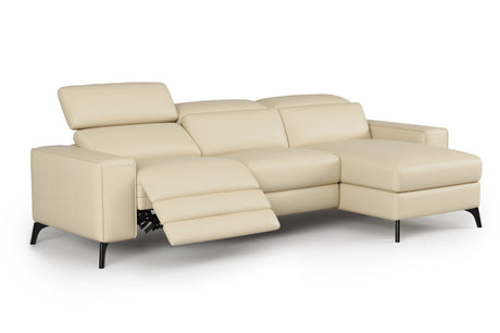 Esther Leather Recliner Sectional Lounge