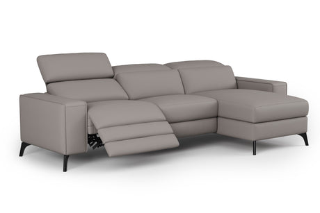Esther Leather Recliner Sectional Lounge