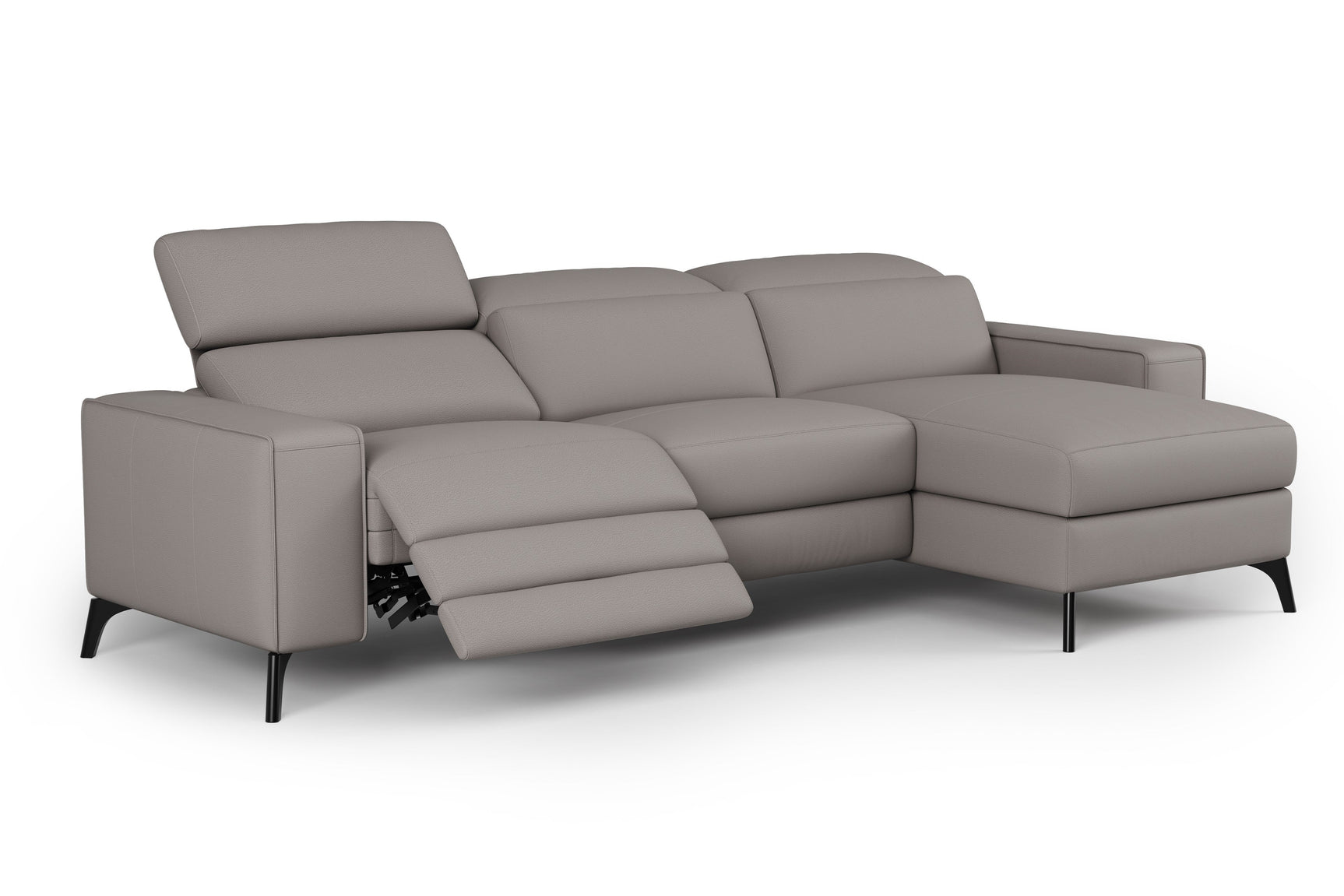 Esther Leather Recliner Sectional Lounge
