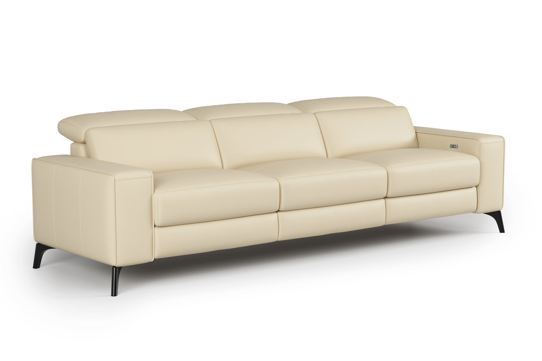 Esther Leather Dual Recliner Lounge