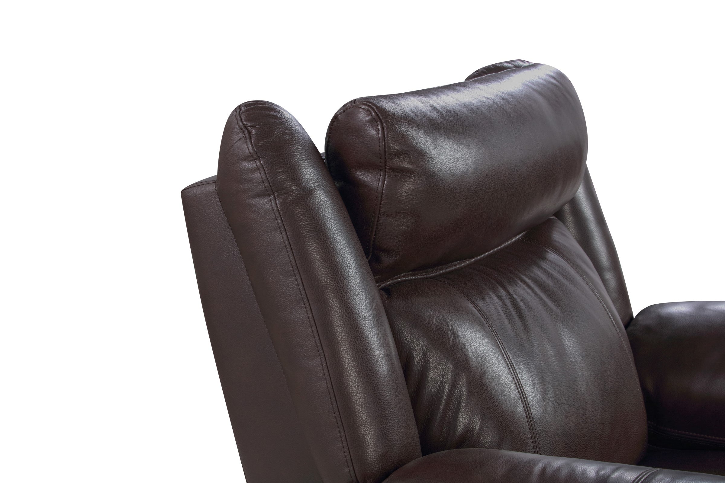 Charlie Leather Recliner Lounge with Console