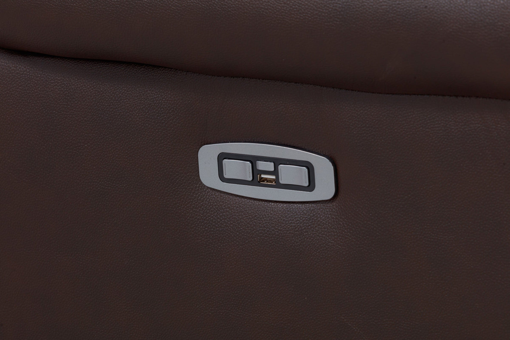 Charlie Leather Recliner Lounge with Console